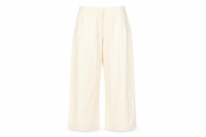 Nasty Gal Womens Ivory Houndstooth Capri Trousers Size 10 L26.5 in