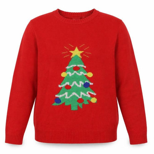 Avenue Mens Red  Knit Pullover Jumper Size M  - Christams