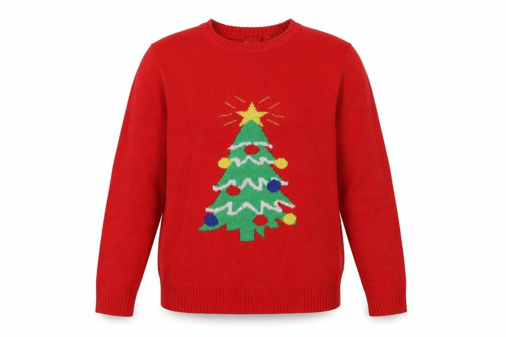 Avenue Mens Red  Knit Pullover Jumper Size M  - Christams