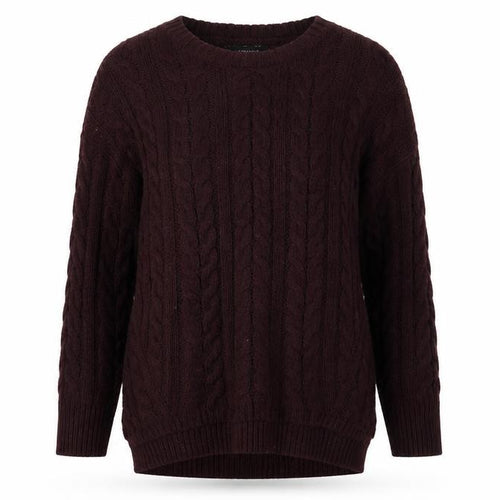Atmosphere Womens Purple  Knit Henley Jumper Size 6