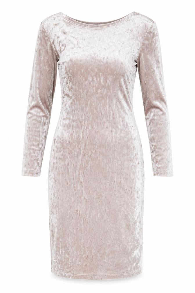 Atmosphere Womens Brown  Velvet Pencil Dress  Size 8