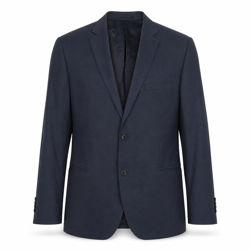 Front view of Asda George men’s blue jacket blazer, size 42
