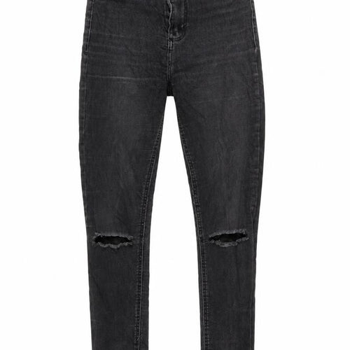 Zara Womens Black Houndstooth  Skinny Jeans Size 32 L28 in