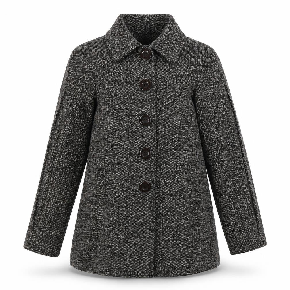 Front view of Bershka women’s brown jacket, size S