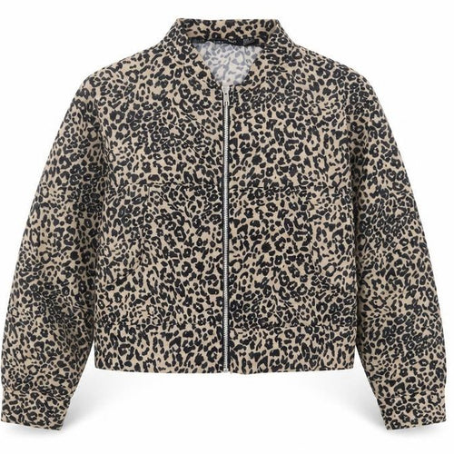 Boohoo Womens Black Animal Print  Jacket  Size 10