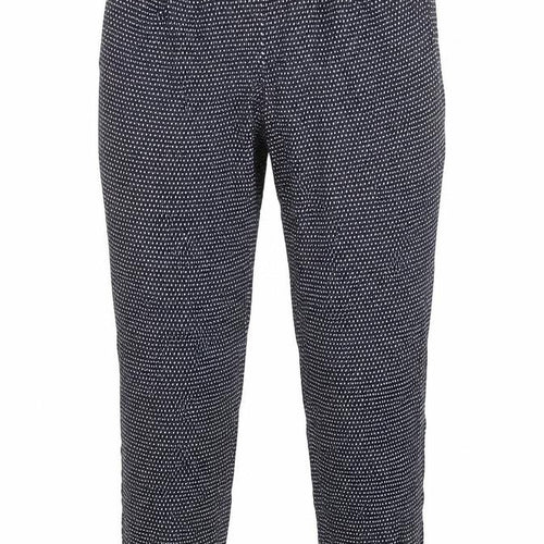 Papaya Womens Blue Geometric  Trousers  Size 8 L25.5 in