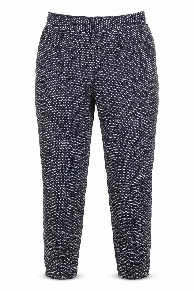 Papaya Womens Blue Geometric  Trousers  Size 8 L25.5 in