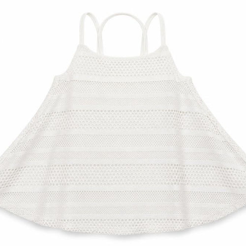 Candy Couture Girls White   Basic Tank Size 9 Years
