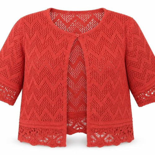 Preworn Womens Red   Cardigan Jumper Size S