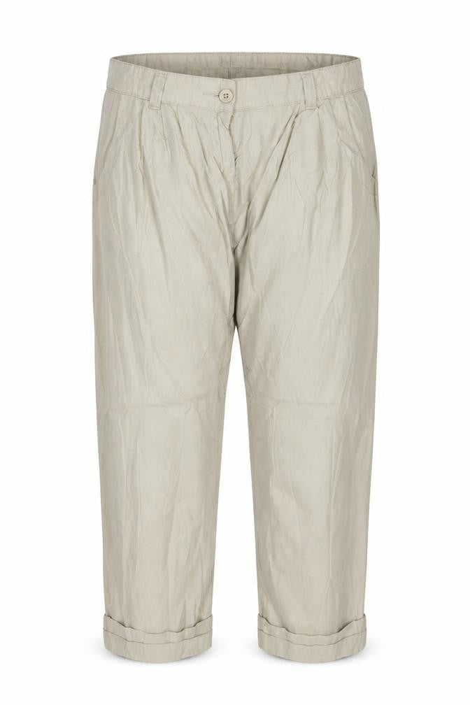 Evie Womens Beige   Cropped Trousers Size 8 L20 in
