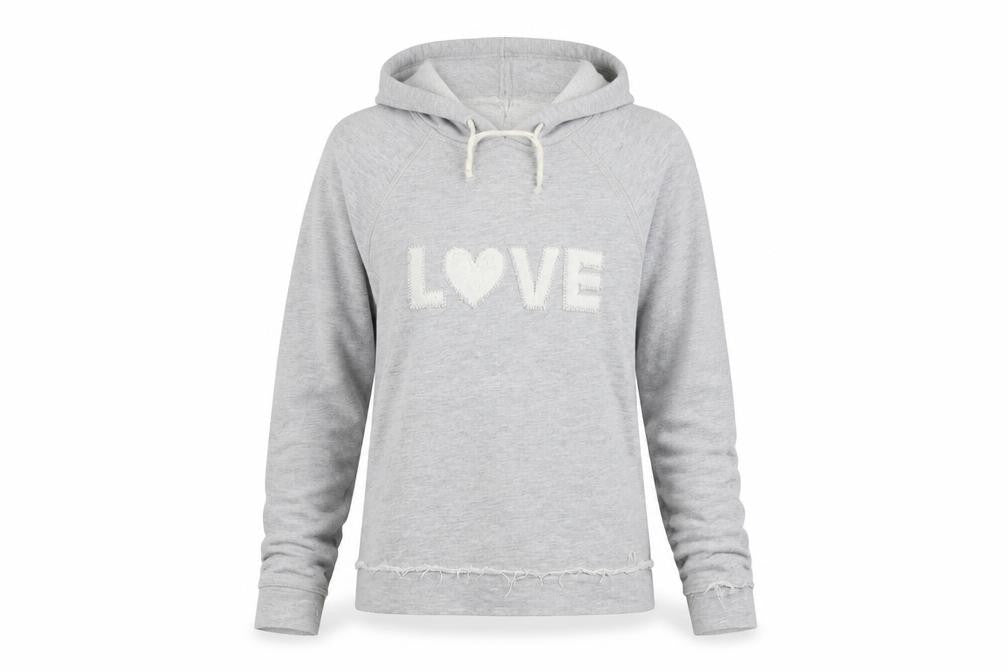 Front view of George women’s grey jumper, size UK 8, - love
