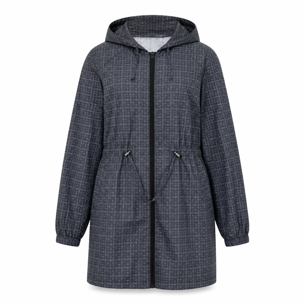 Front view of Marks & Spencer women’s grey jacket coat, size S
