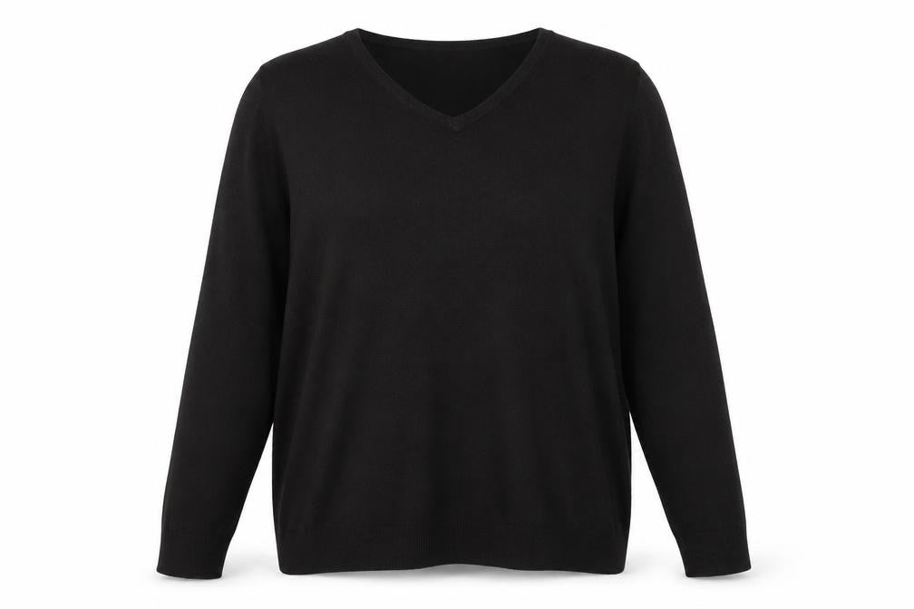 Front view of Marks & Spencer women’s brown jumper, size XL