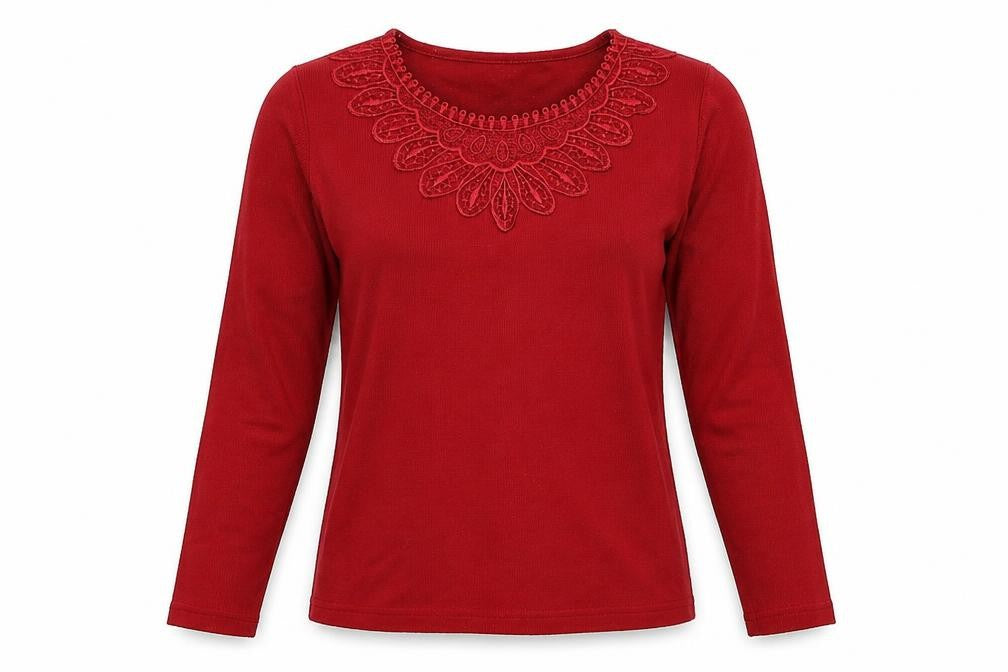 BM Womens Red   Pullover Jumper Size XS