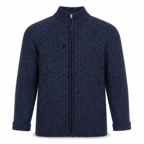 Classic Menswear Mens Blue   Full Zip Jumper Size L