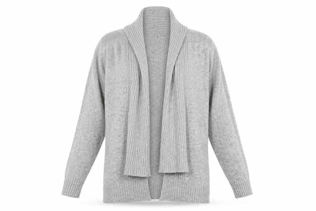 Front view of Bonmarché women’s green jumper, size M