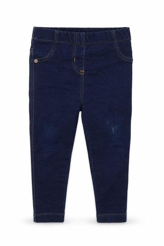 Front view of Next girls’ blue trousers, size 12, years