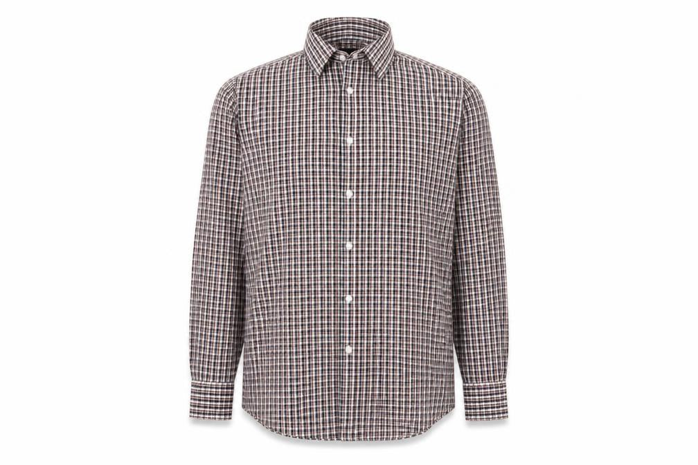bw Mens White    Button-Up Size 15