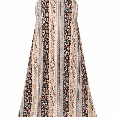 Miss Selfridge Womens Orange Floral  A-Line  Size 10