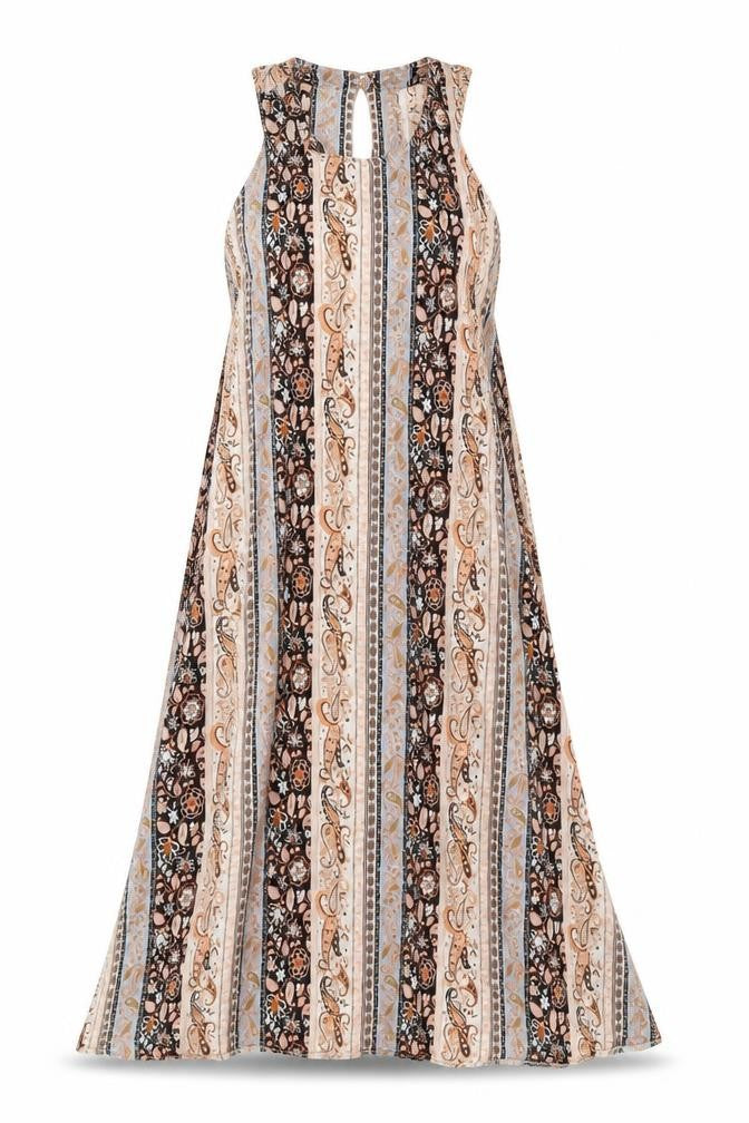 Miss Selfridge Womens Orange Floral  A-Line  Size 10
