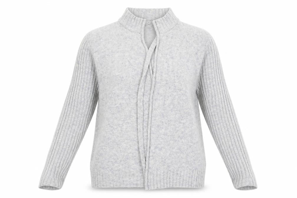 EWM Womens Grey   Cardigan Jumper Size XL