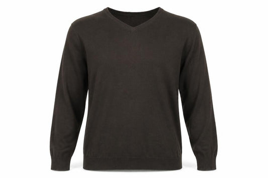 Front view of Selected girls’ black jumper, size L