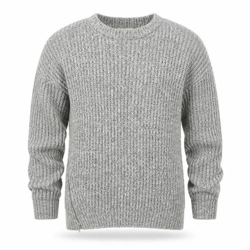 apaya Mens Grey   Pullover Jumper Size M  - zip detail on side