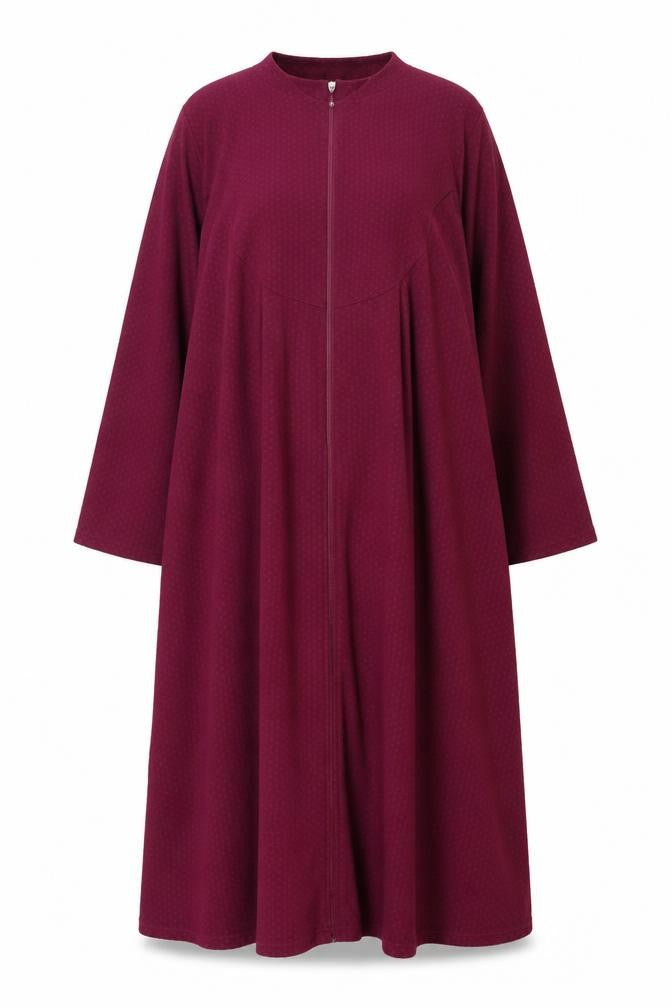 Front view of Preworn women’s purple solid top dress, size M