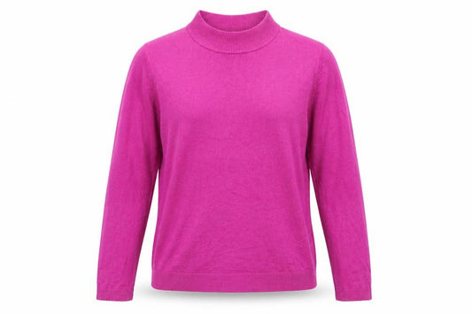 Front view of Intuition Essentials women’s pink jumper, size UK 12