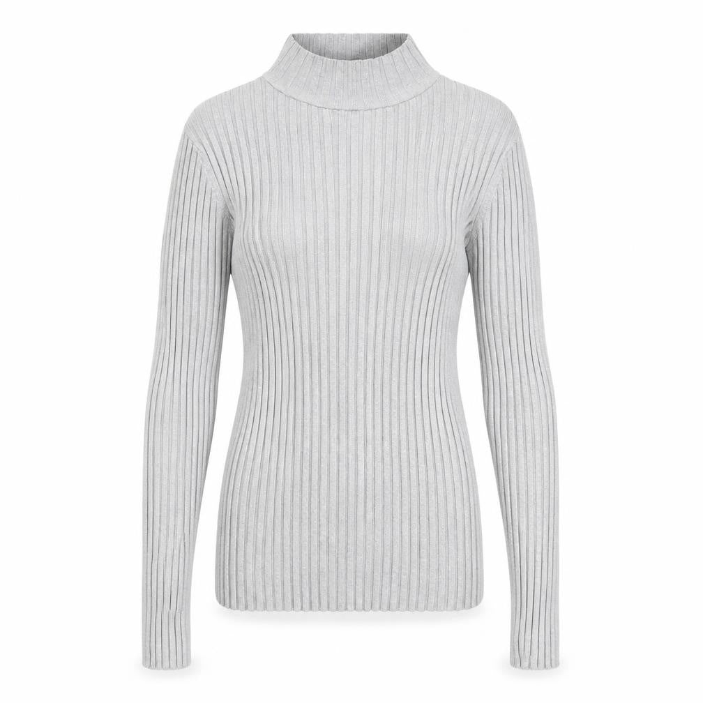 Front view of Avenue women’s grey jumper, size UK 14