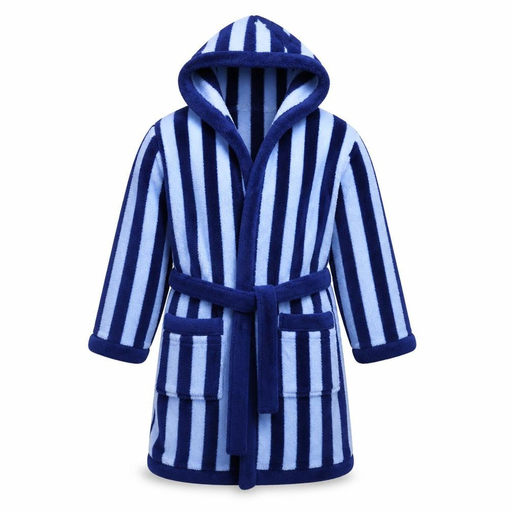 Mini Club Boys Blue Pinstripe   Robe & Gown Set Size 2-3 Years
