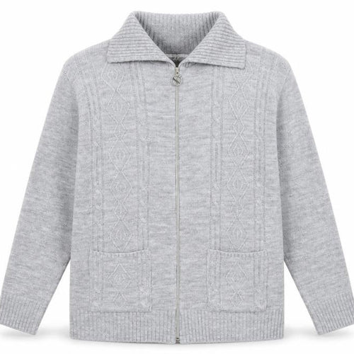 Pure & Natural Womens Grey   Cardigan Jumper Size XL