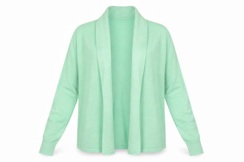 Classic Womens Green  Knit Cardigan Jumper Size 12