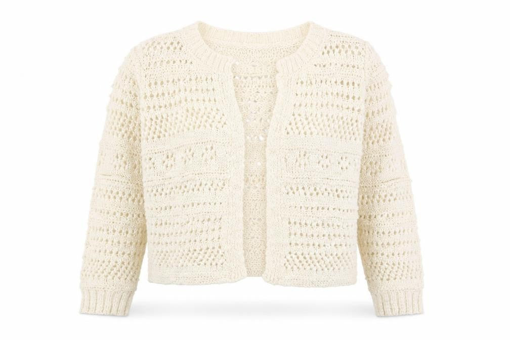 Atmosphee Womens Ivory   Cardigan Jumper Size 10