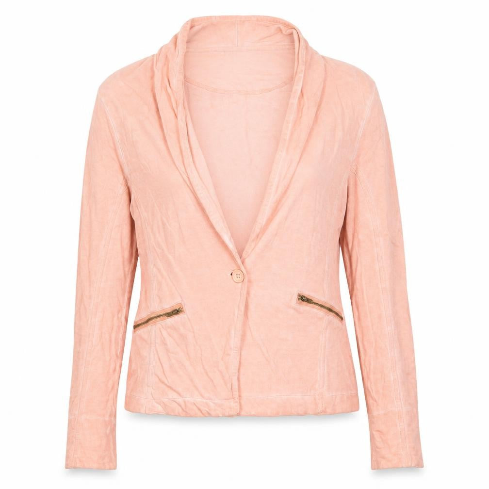 Front view of City Life women’s pink jacket, size XL