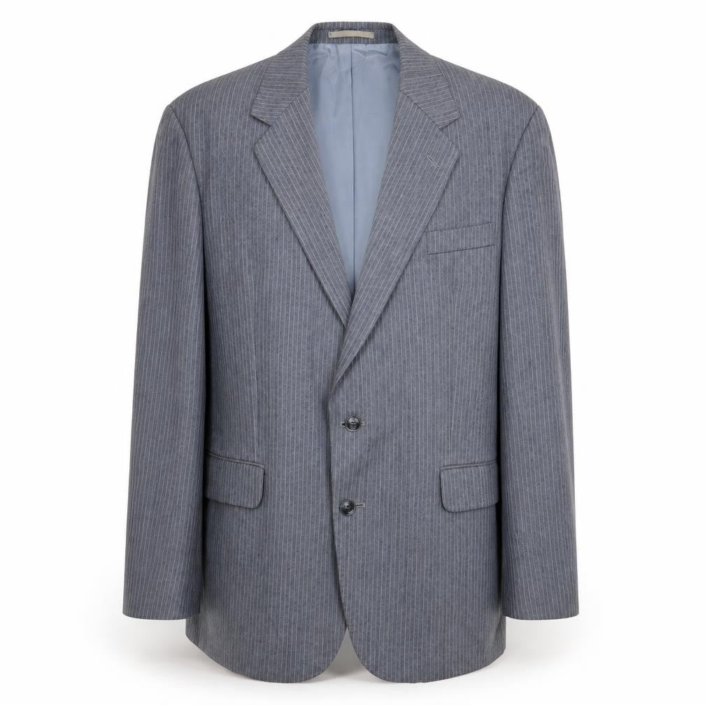 dunn and co Mens Blue Striped  Jacket Blazer Size 40