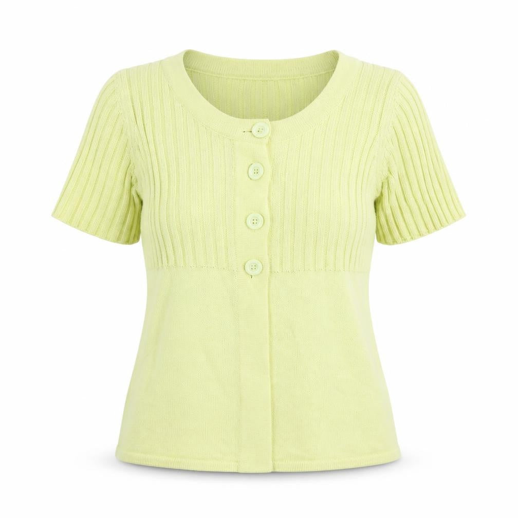 Signature Womens Yellow   Cardigan Jumper Size S