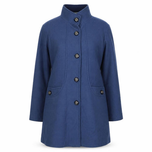 Gabrielle Vicenza Womens Blue   Overcoat Coat Size 10