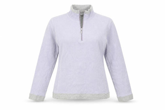Front view of Next women’s purple jumper, size UK 12
