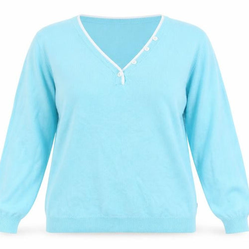 One Up Golf Womens Blue   Pullover Jumper Size XL