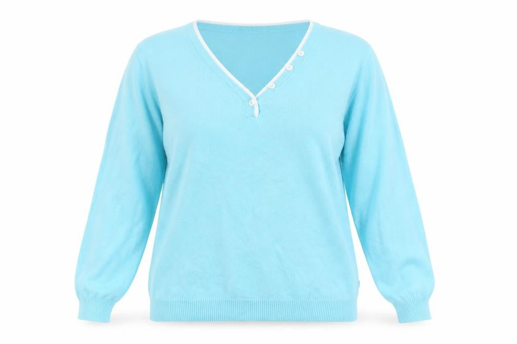 One Up Golf Womens Blue   Pullover Jumper Size XL