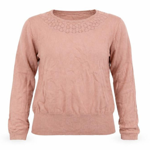 COSTWOLD COLLECTIONS Womens Pink  Knit Pullover Jumper Size M