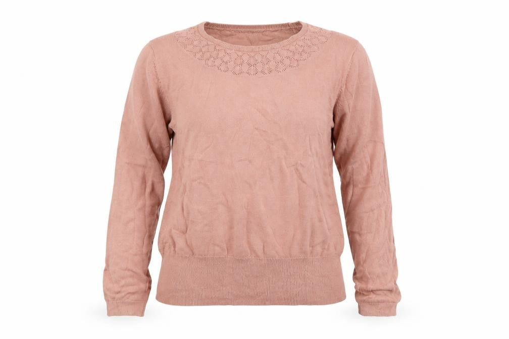 COSTWOLD COLLECTIONS Womens Pink  Knit Pullover Jumper Size M