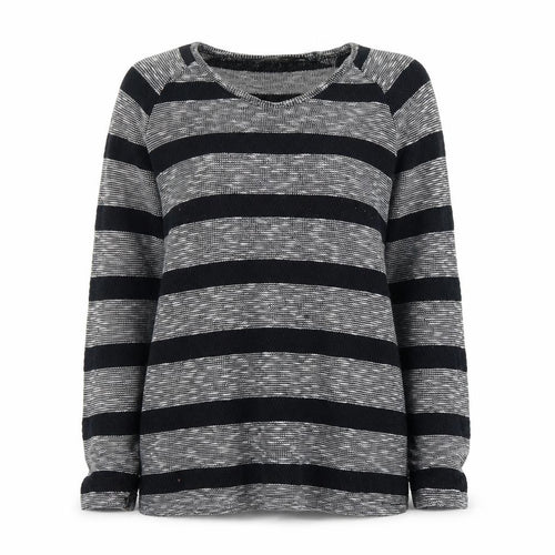 Dorothy Perkins Womens Grey Striped  Pullover Jumper Size 10