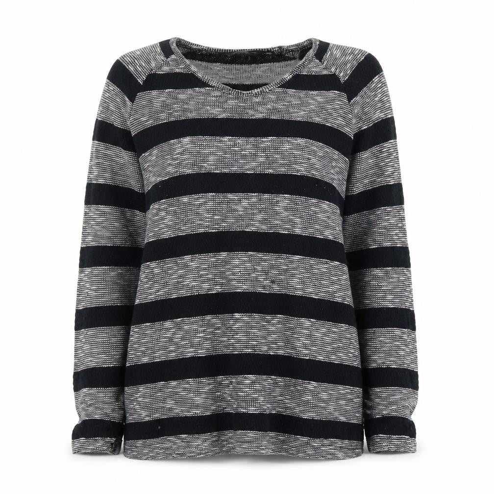 Dorothy Perkins Womens Grey Striped  Pullover Jumper Size 10