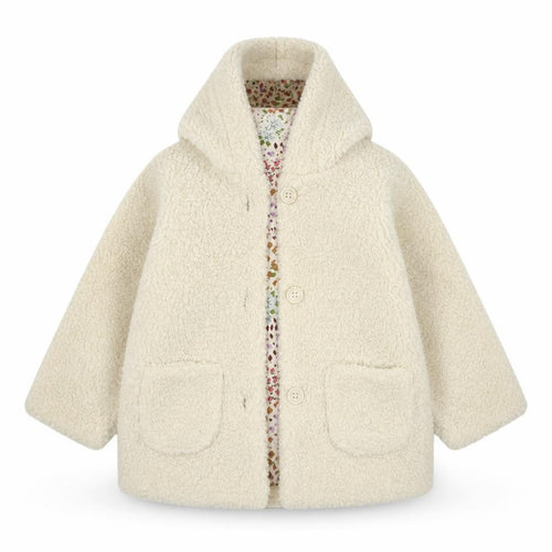 M&S Girls Ivory Animal Print  Basic Jacket Jacket Size 12 Months