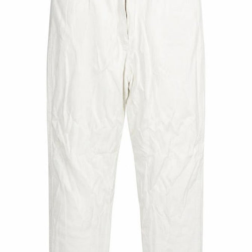 Preworn Womens White   Straight Jeans Size 12 L26 in