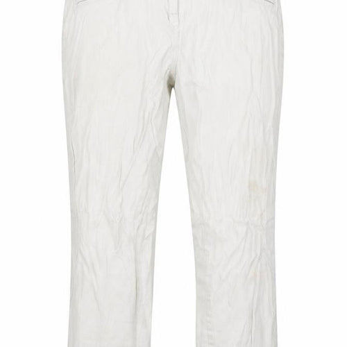 BHS Womens White   Straight Jeans Size 14 L27 in