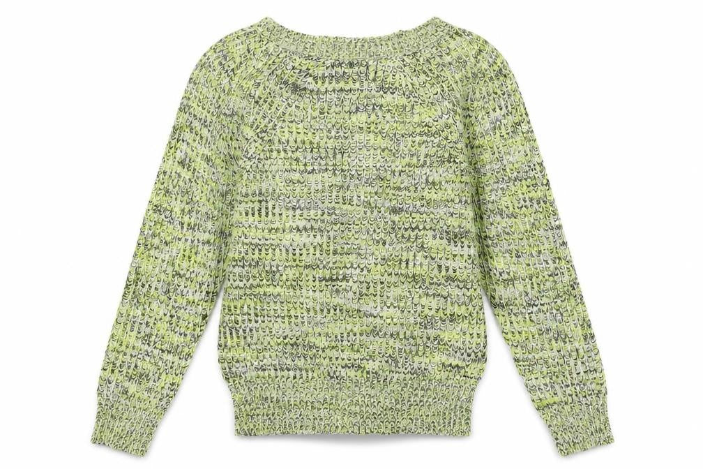 Front view of Atmosphere women’s yellow jumper, size UK 12