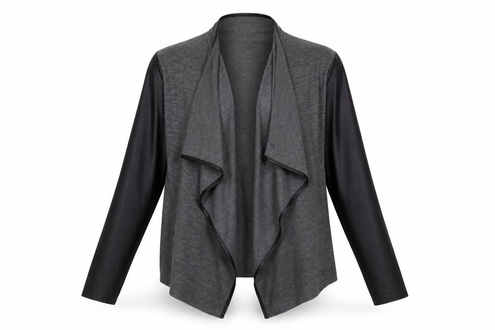 Graffic Womens Grey  Knit Cardigan Jumper Size M